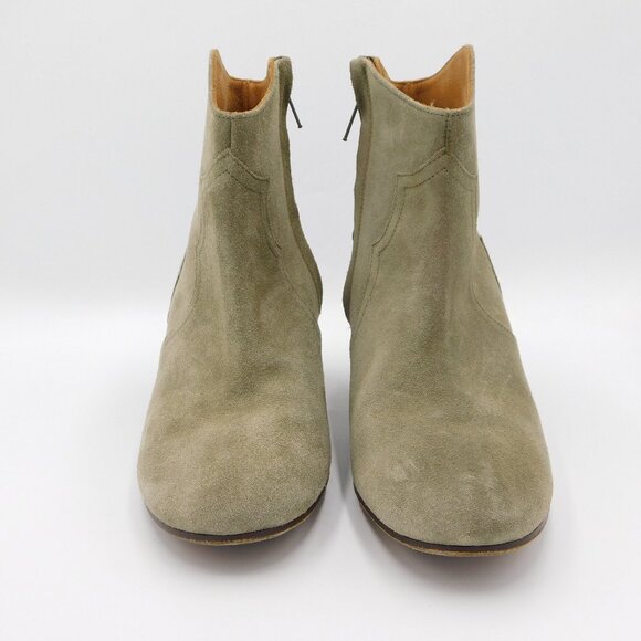 Isabel Marant Etoile Dicker Ankle Boot | Taupe | Suede Leather | VGUC | 9 / 39 - Picture 3 of 11
